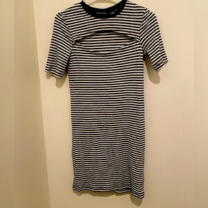 The Fifth Label Striped Cutout Mini Dress – Size Small